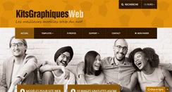 Desktop Screenshot of kitsgraphiquesweb.com