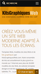 Mobile Screenshot of kitsgraphiquesweb.com